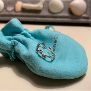 Olive leaf band ring